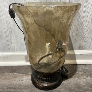 Vase with light inside of it